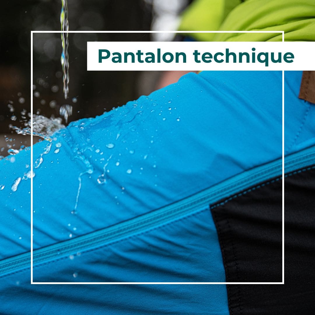 pantalon de sport bleu imperméable, Gore-Tex