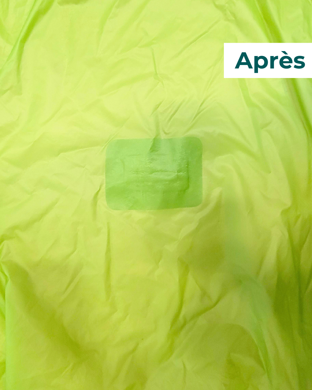 Après patch tente