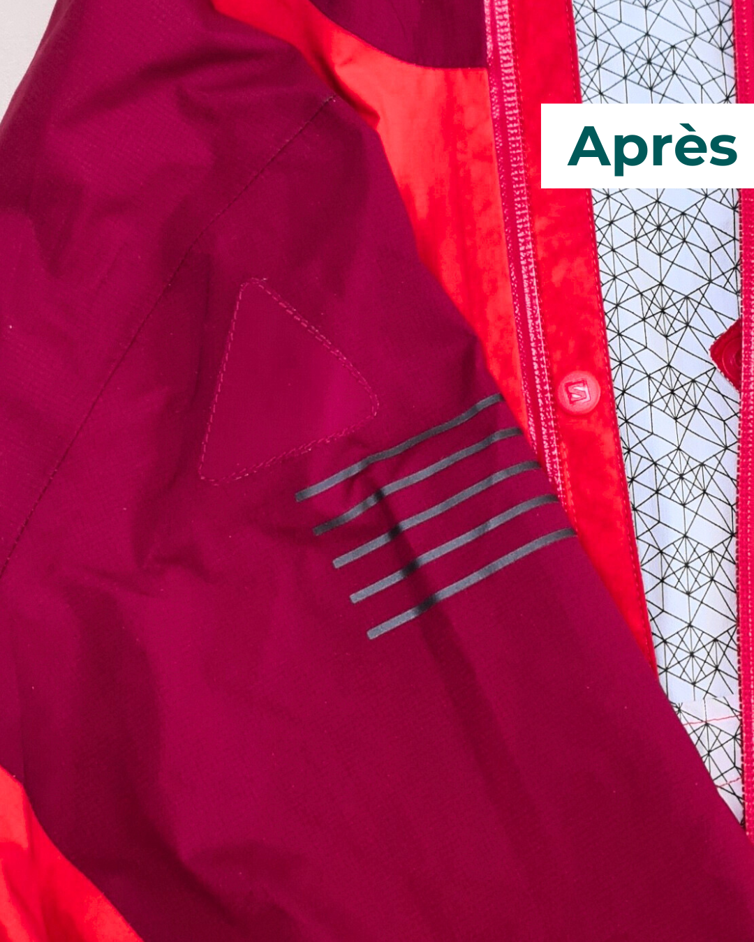 Après patch veste