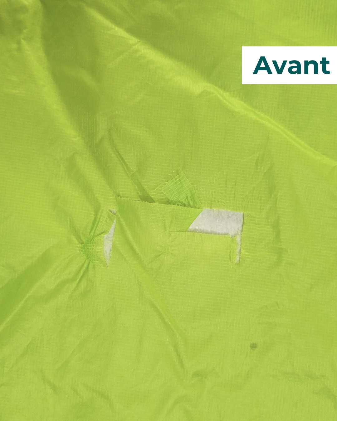 Avant patch tente