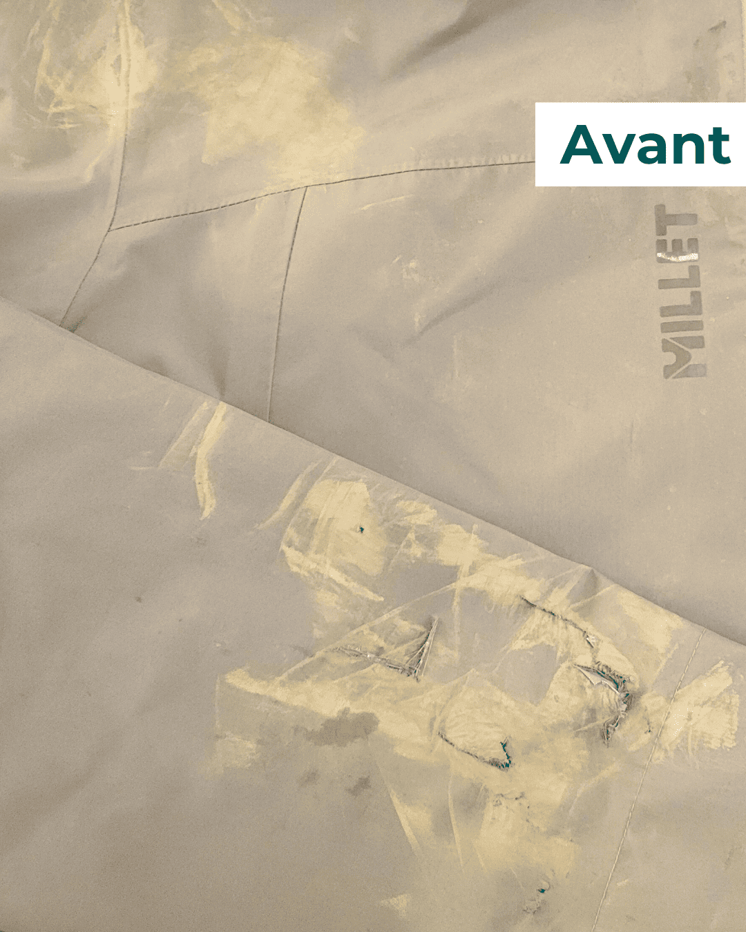 Avant empiècement veste
