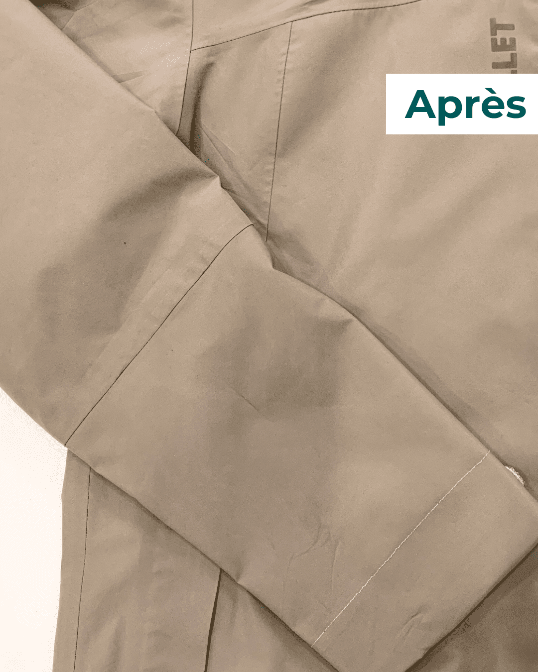 Après empiècement veste