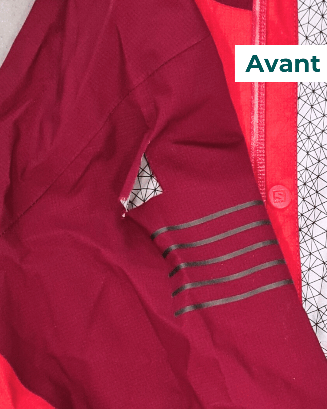Avant patch veste