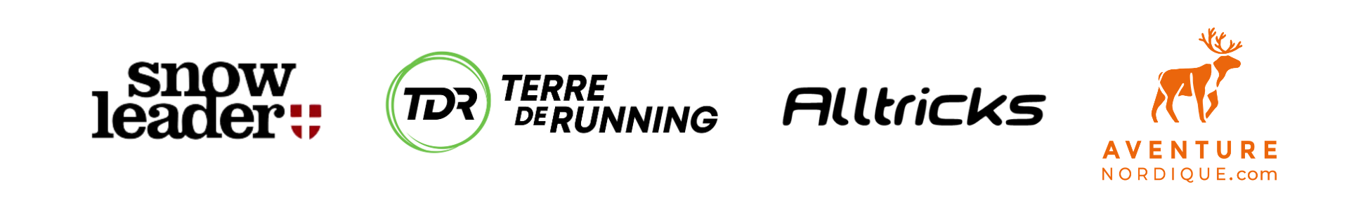 Logos Terre de Running et Snowleader - Partenaires Goodloop