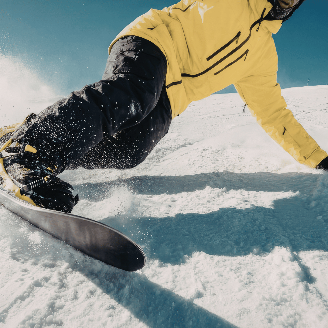 Pantalon de ski technique réparé