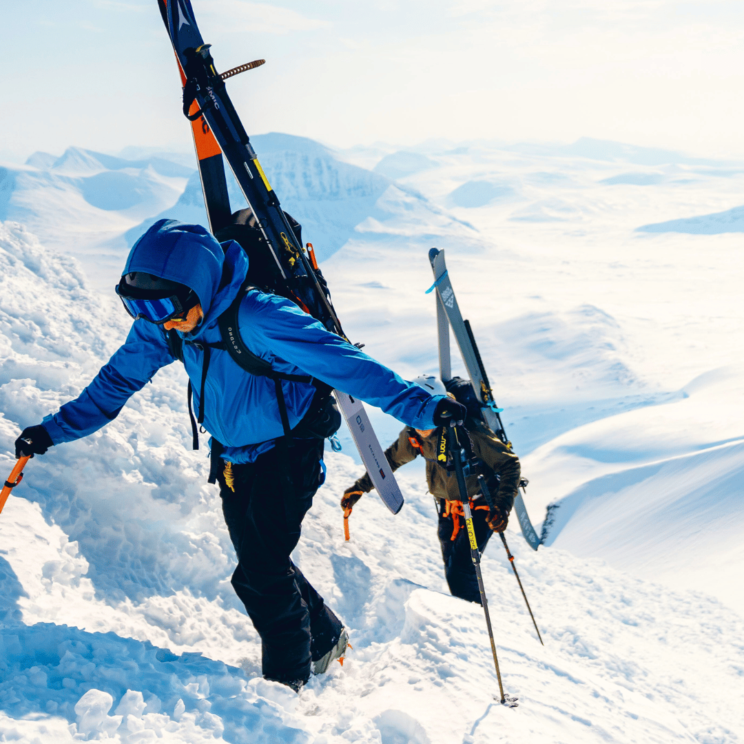 Veste de ski technique Gore-Tex réparée